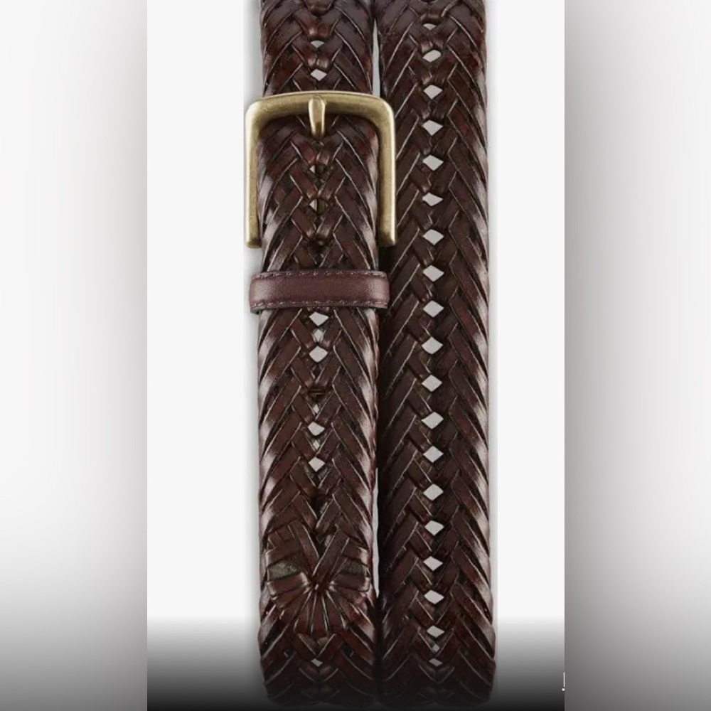 Tommy Hilfiger braided leather belt - 46-48 - New 🛍️